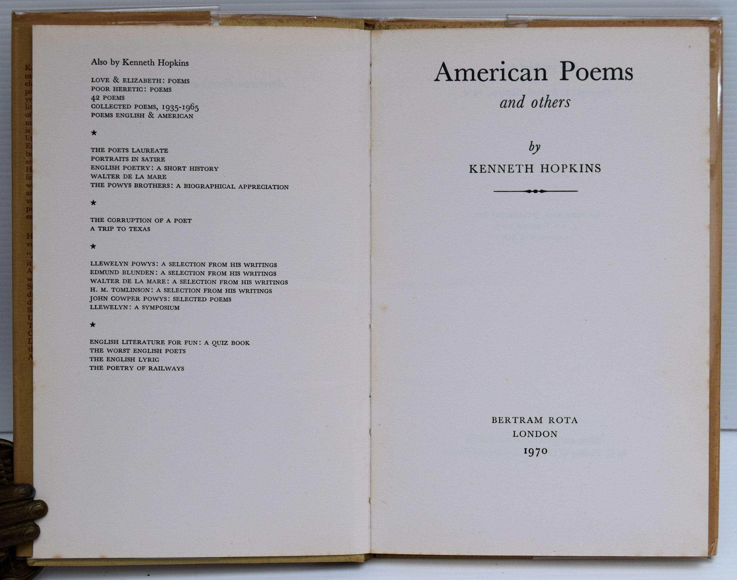AMERICAN POEMS AND OTHERS. - Image 2