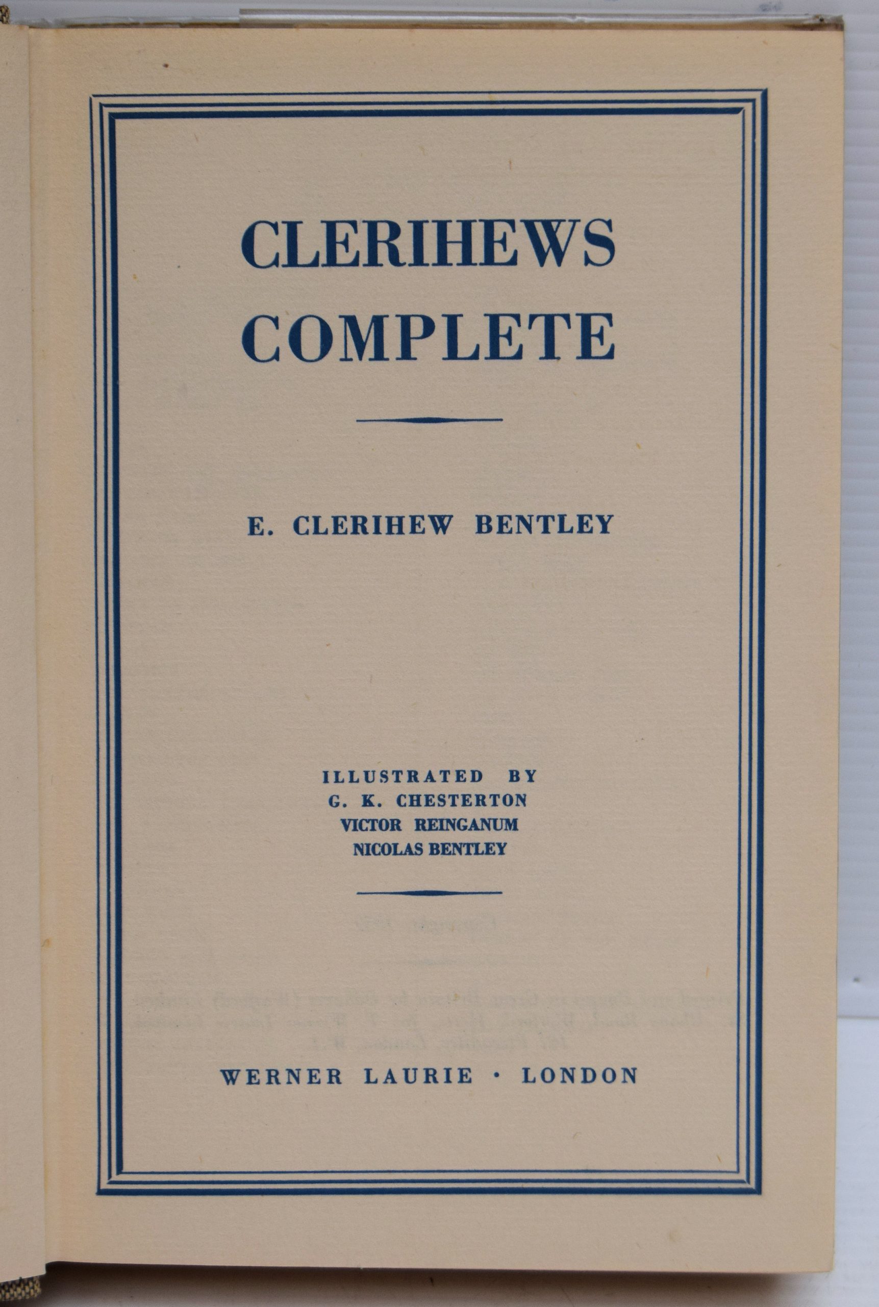 CLERIHEWS COMPLETE. - Image 2
