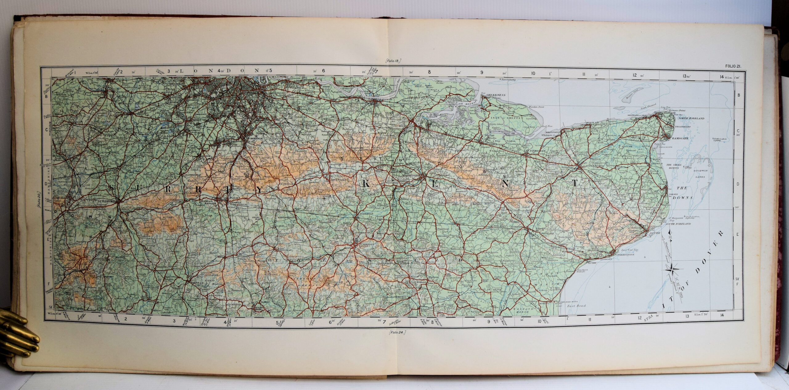 ORDNANCE SURVEY ATLAS OF ENGLAND AND WALES. - Image 3