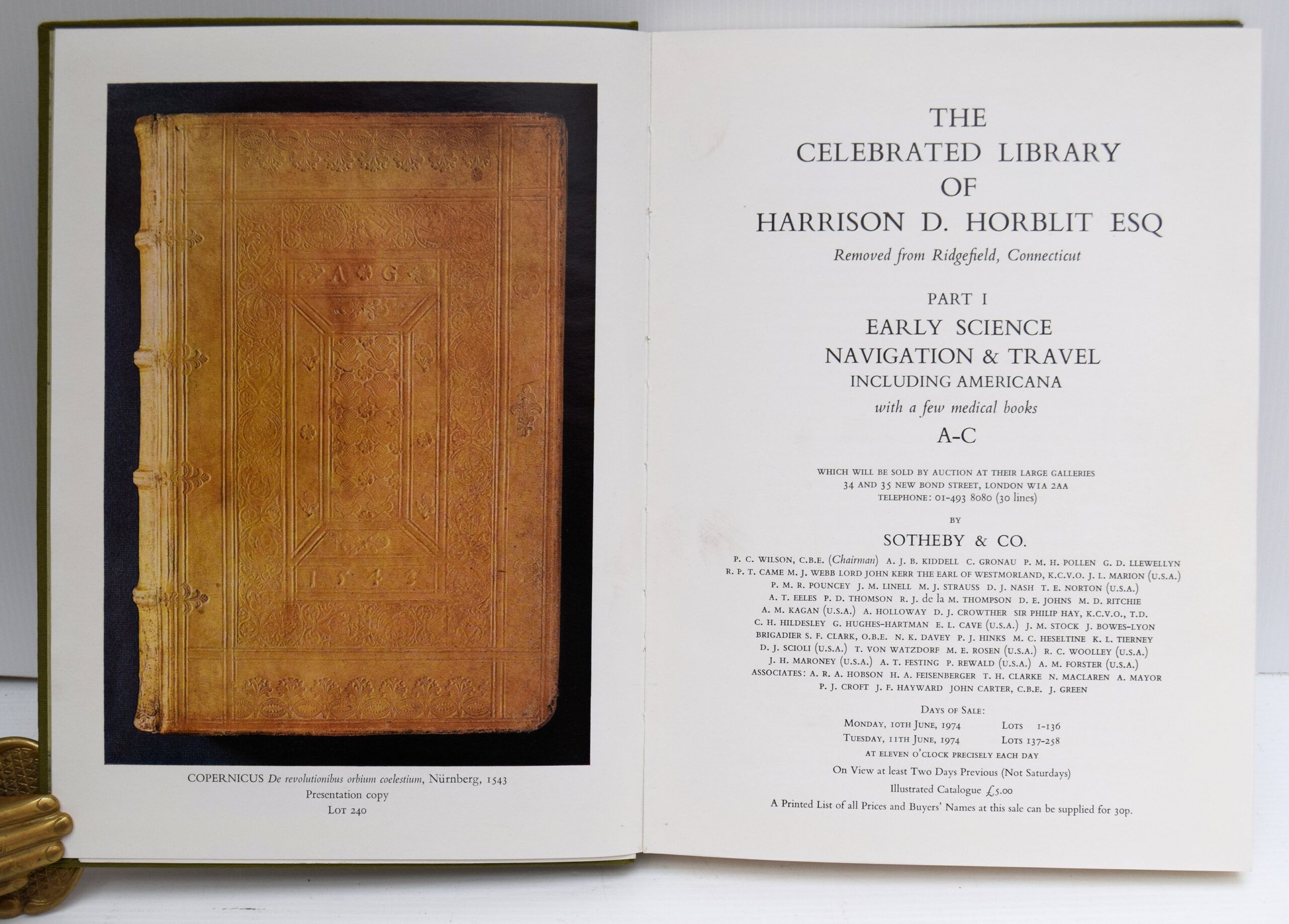 THE CELEBRATED LIBRARY OF HARRISON D. HORBLIT ESQ - Image 2