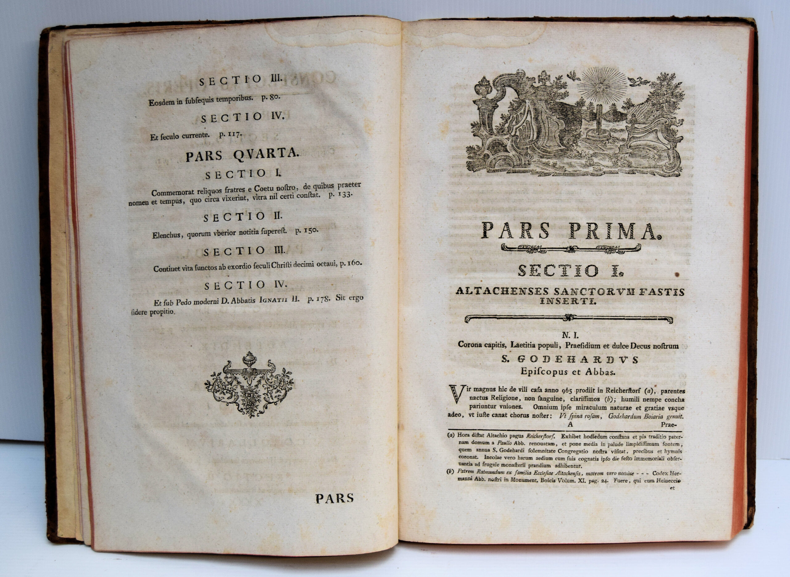 A history of the Abbey of Niederaltaich, Bavaria. MEMORIALE SEV ALTACHAE INFERIORIS, MEMORIA SVPERSTES EX TABVLIS, ANNALIBVS, DIPLOMATIS, EPTAPHIS ALIISQUE ANTIQUITATUM RELIQUIIS CONLECTA, QUA MAIORVM SVORUM PRAECLARA MERITA ET PIOS EXITUS RECOLERE, ET AB OBLIVIONE VINDICARE CVPIT. - Image 3