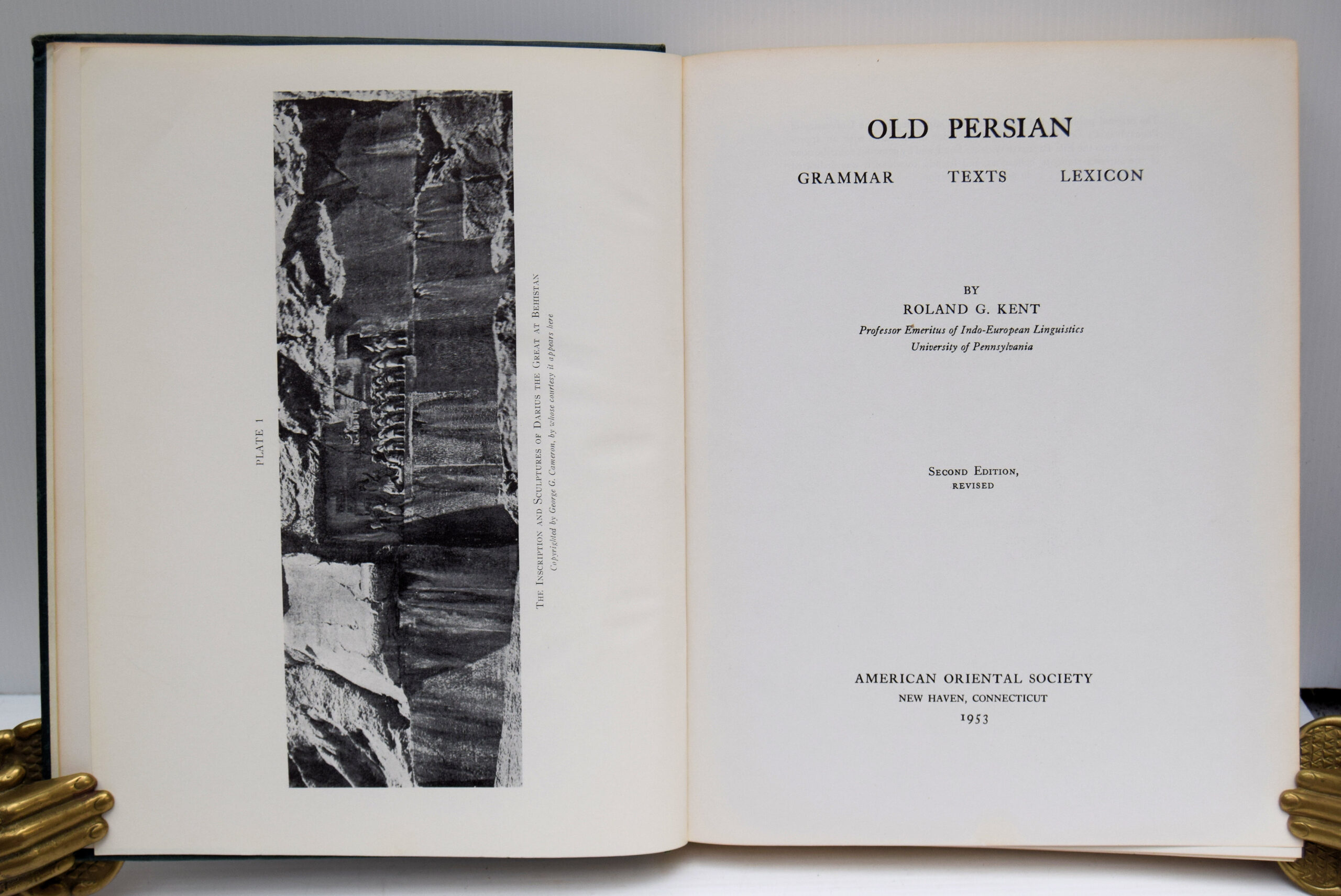 OLD PERSIAN GRAMMAR TEXTS LEXICON. - Image 2