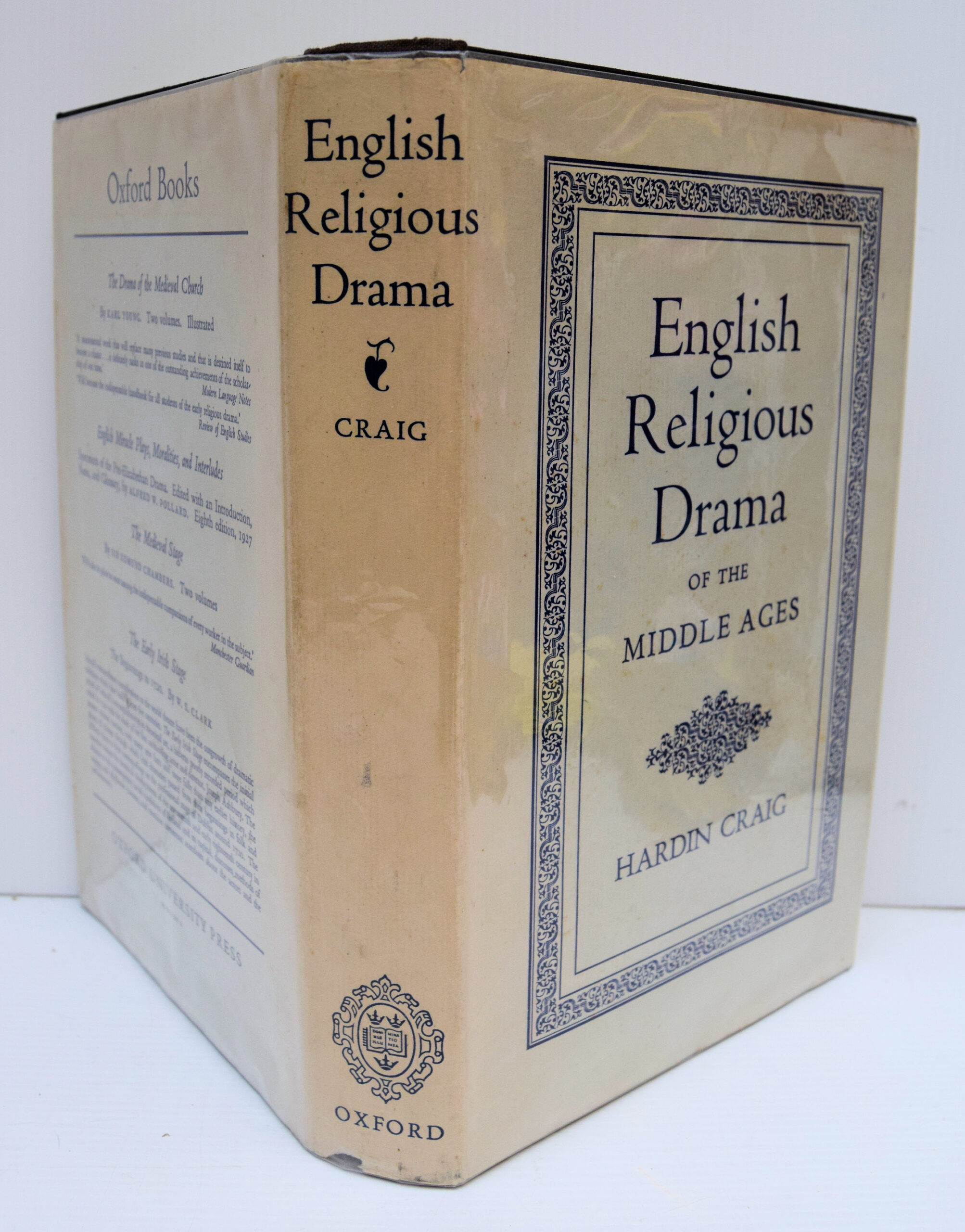ENGLISH RELIGIOUS DRAMA OF THE MIDDLE AGES.