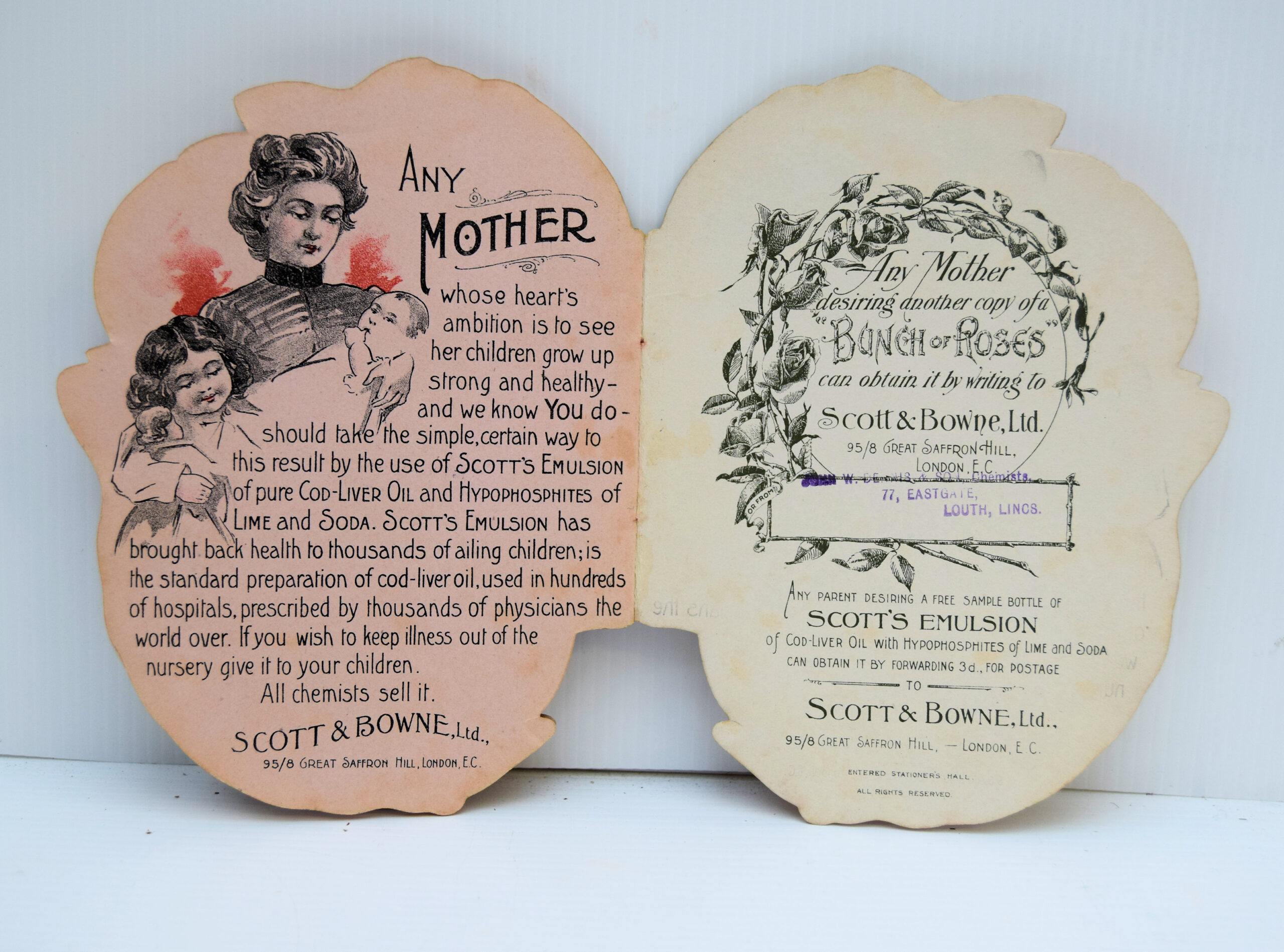 A Bunch Of Roses -Vintage 'Scott's Emulsion' Advertising Booklet - Image 3
