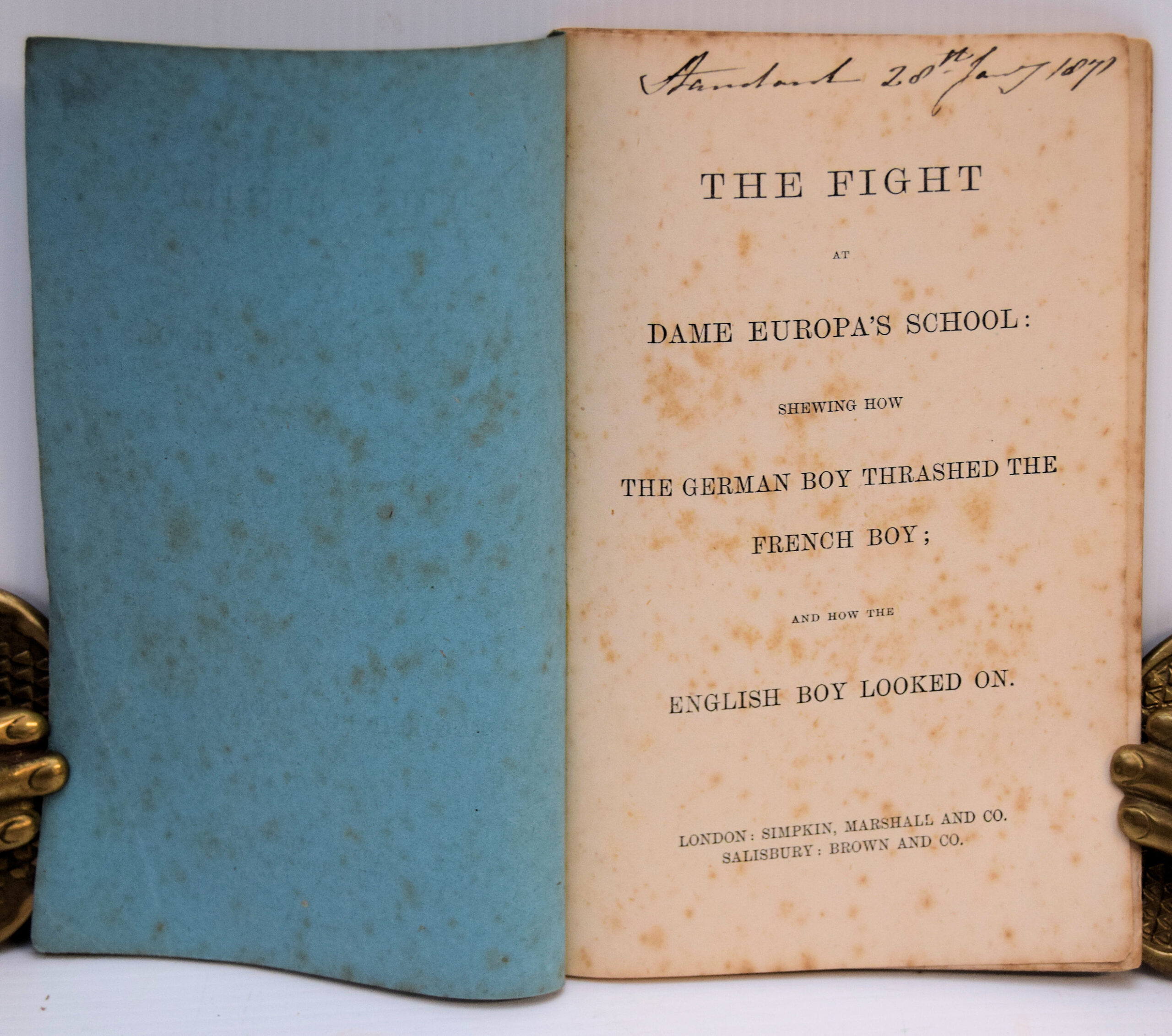 THE FIGHT AT DAME EUROPA'S SCHOOL. - Image 2