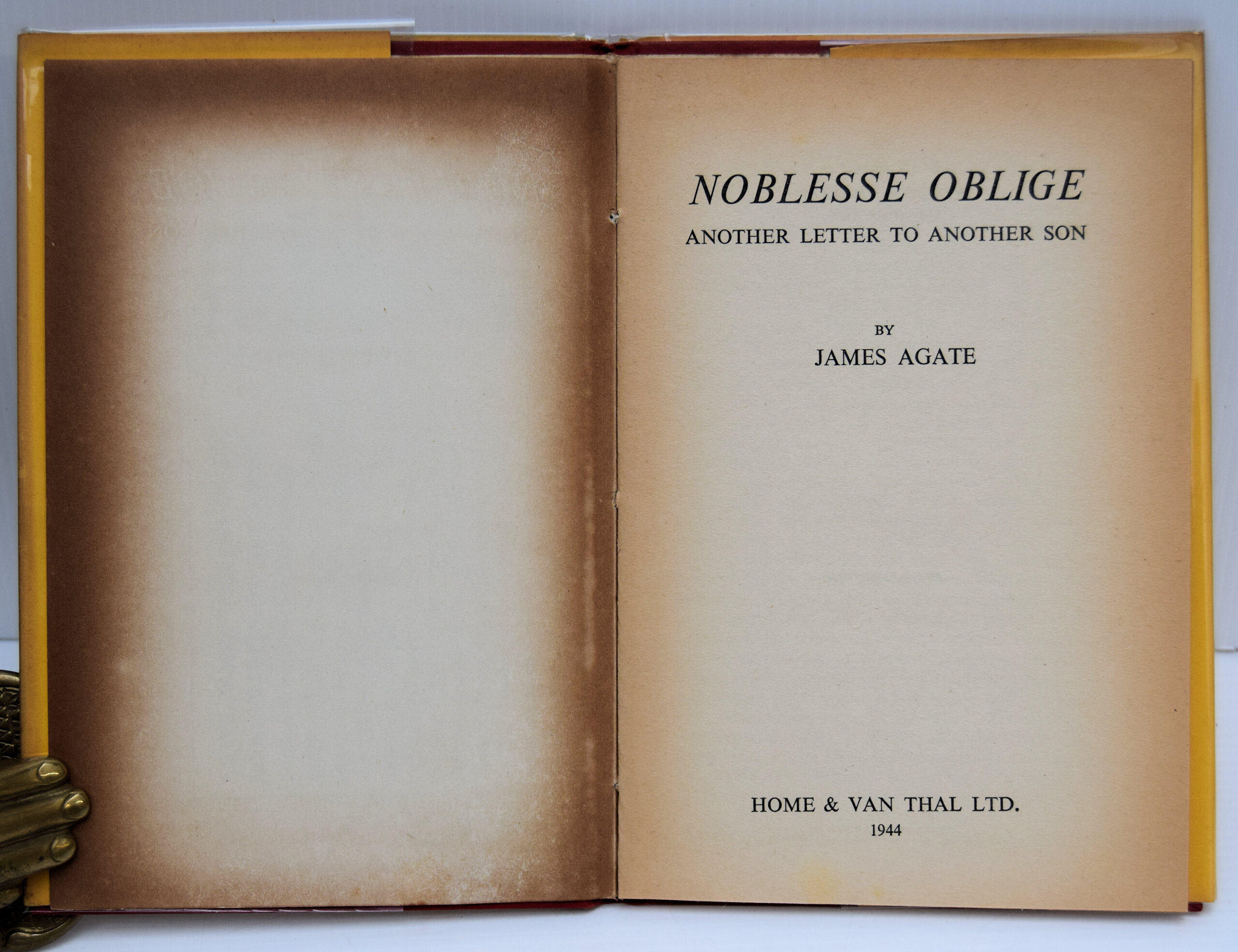 NOBLESSE OBLIGE. ANOTHER LETTER TO ANOTHER SON. - Image 2