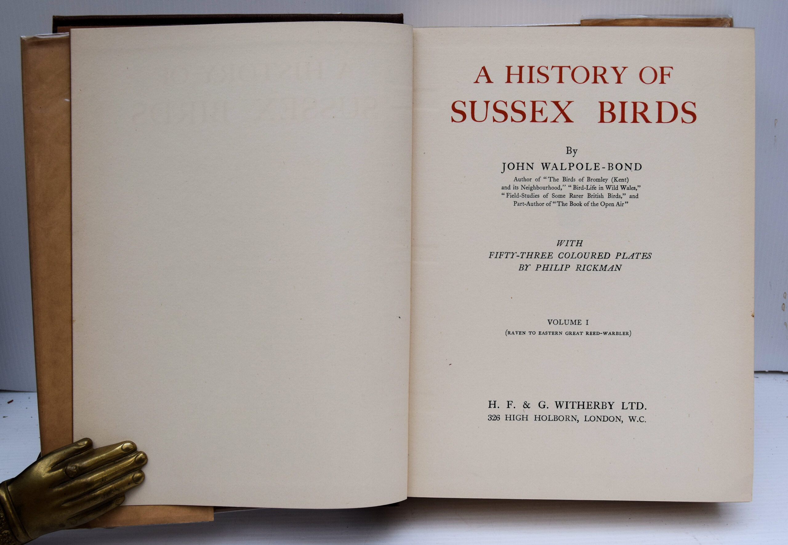 A HISTORY OF SUSSEX BIRDS. - Image 2