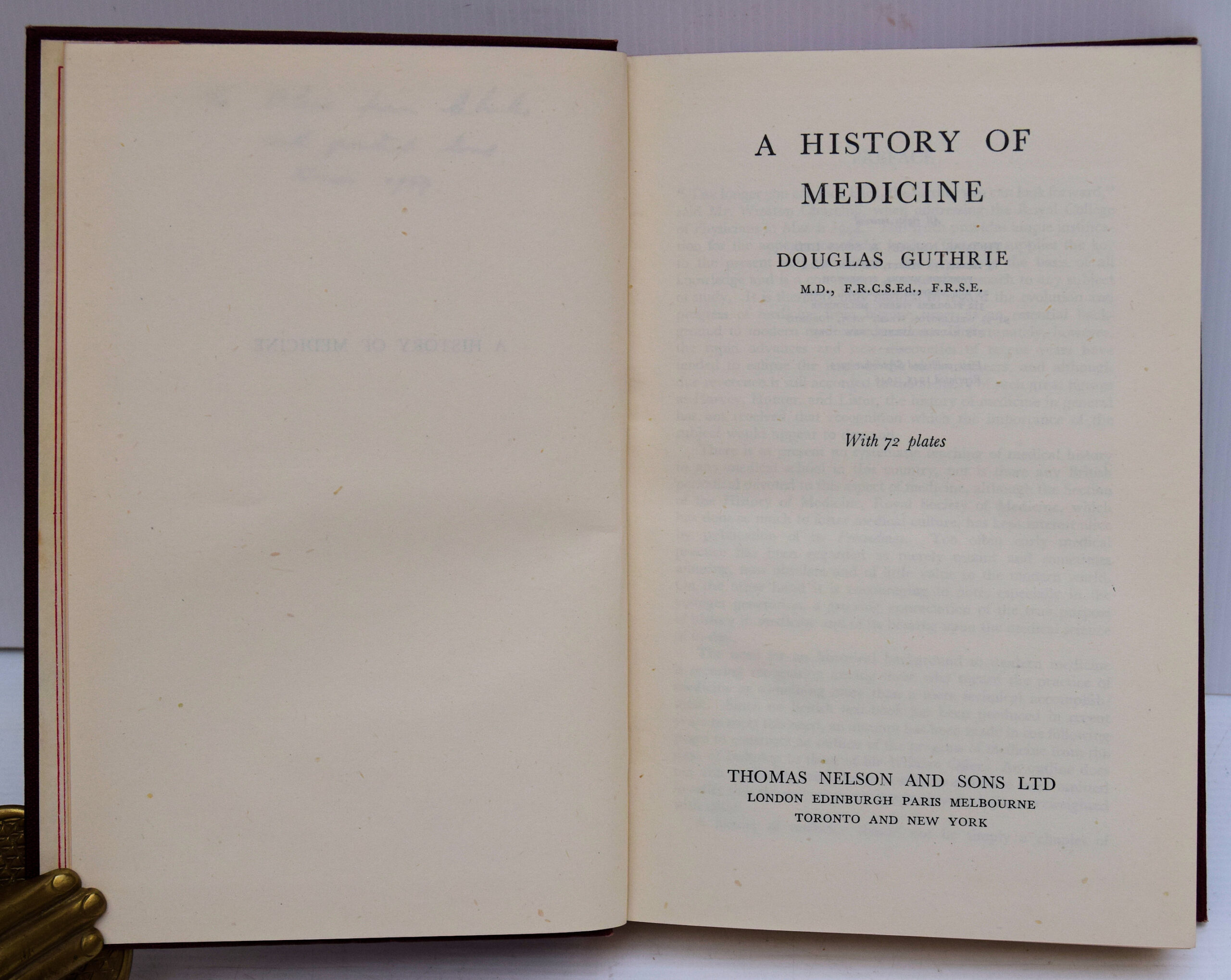 A HISTORY OF MEDICINE. - Image 2