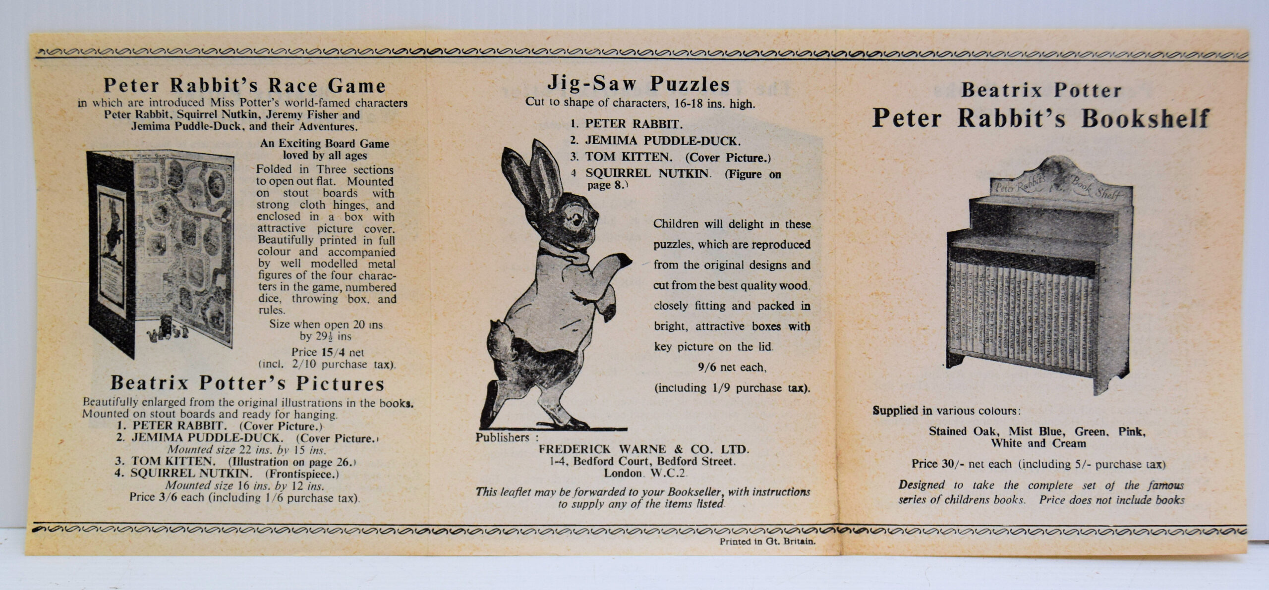 THE PETER RABBIT BOOKS AND DISPLAY CASE - Image 3