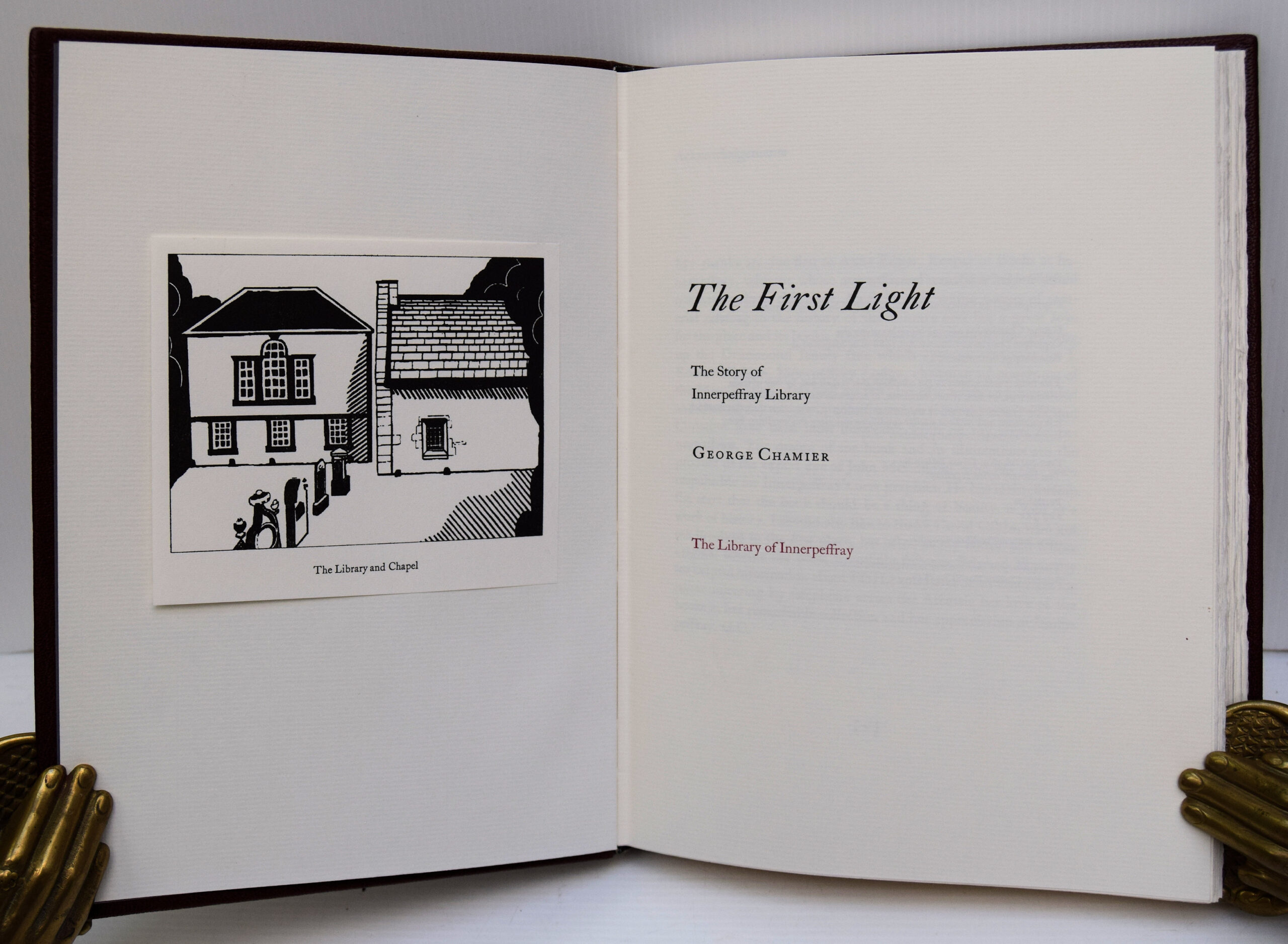 THE FIRST LIGHT THE STORY OF INNERPEFFRAY LIBRARY. - Image 2