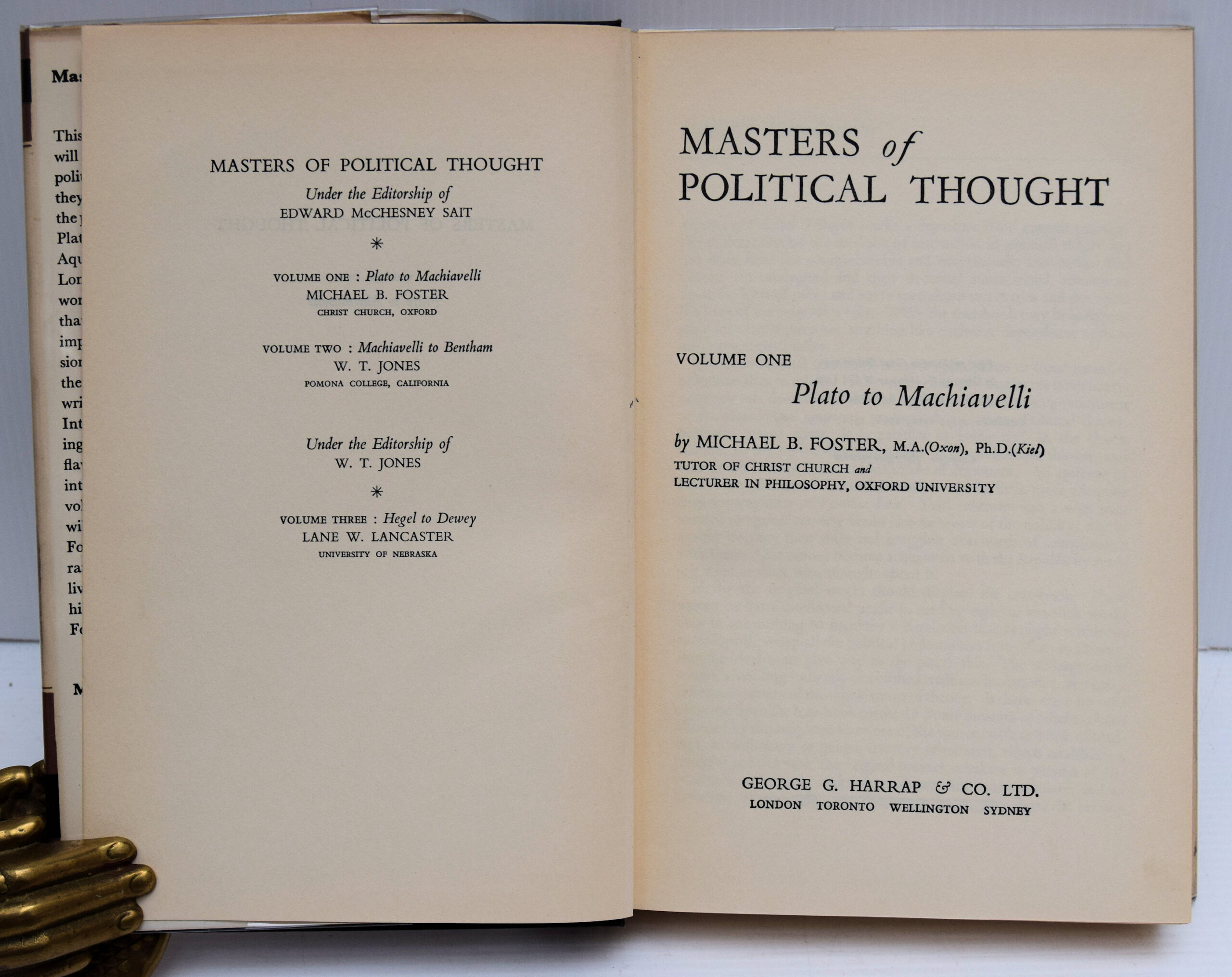 MASTERS OF POLITICAL THOUGHT. - Image 2