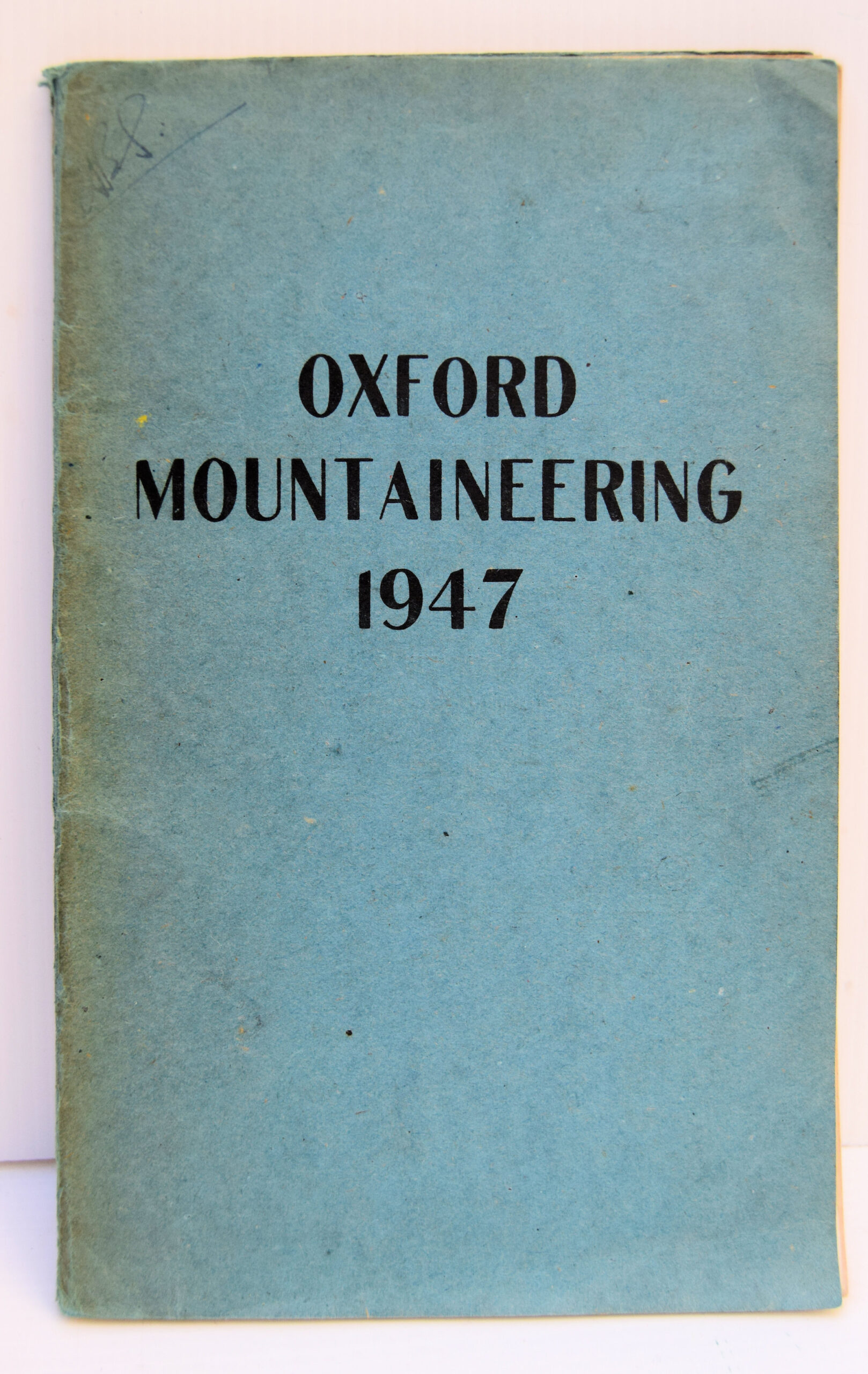 The Journal of the Oxford University Mountaineering Club. Ed. by E.S.Simpson