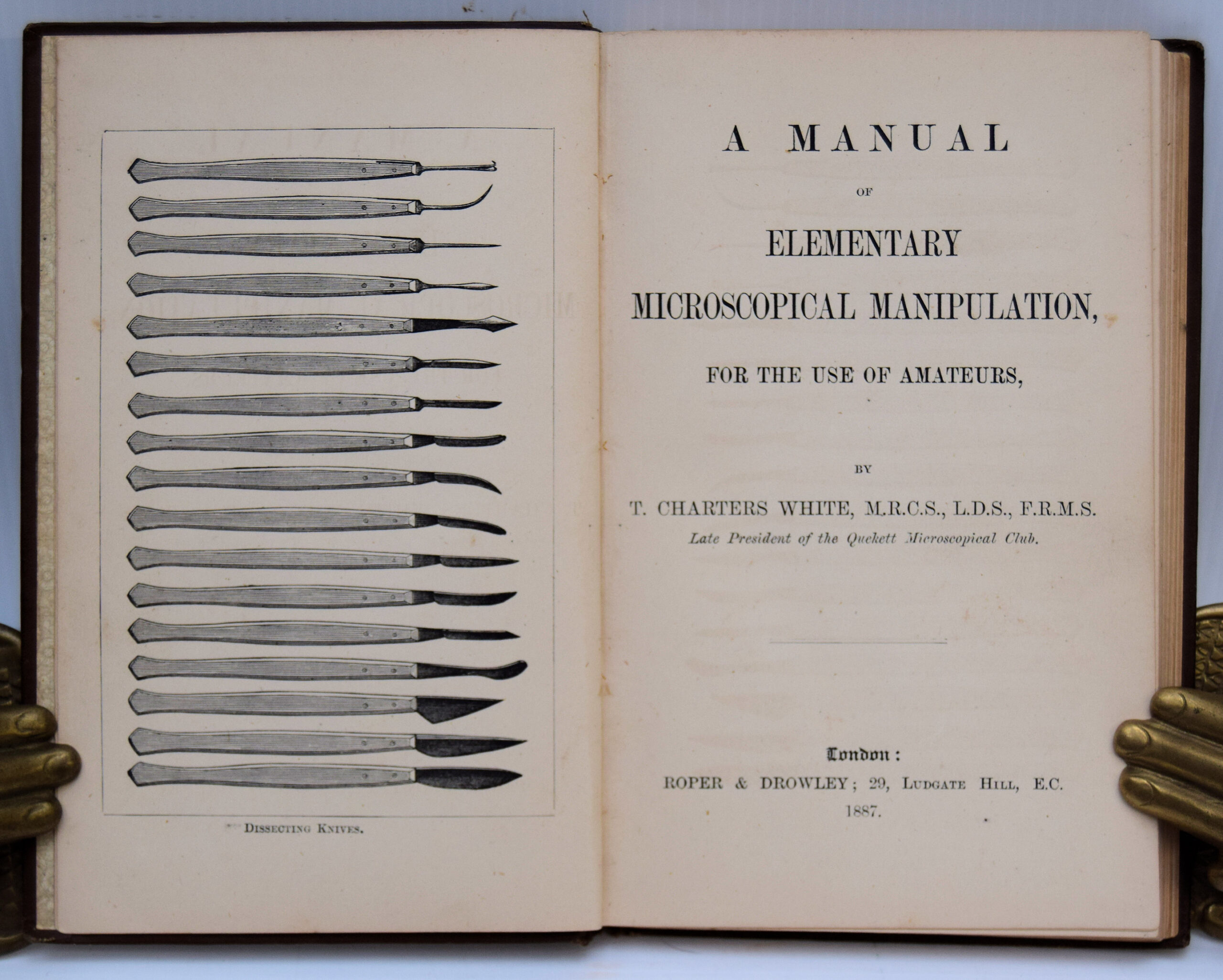 A MANUAL OF ELEMENTARY MICROSCOPICAL MANIPULATION, FOR THE USE OF AMATEURS, - Image 2