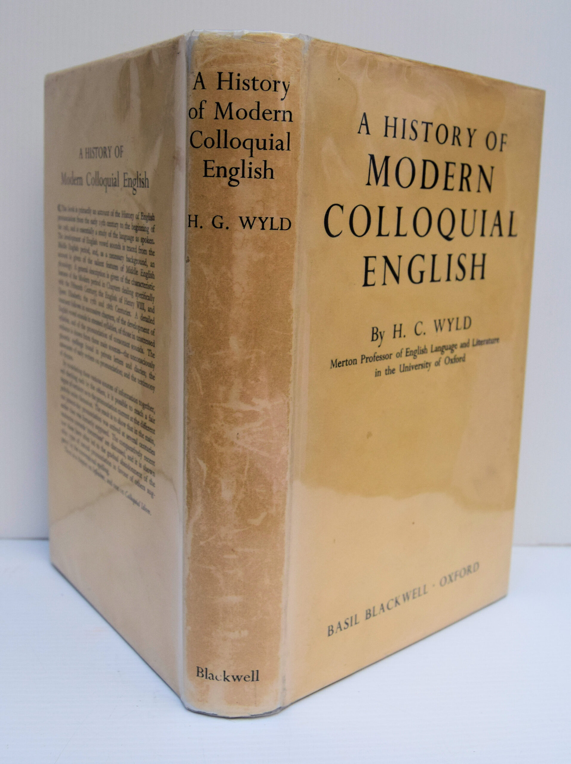 A HISTORY OF MODERN COLLOQUIAL ENGLISH.