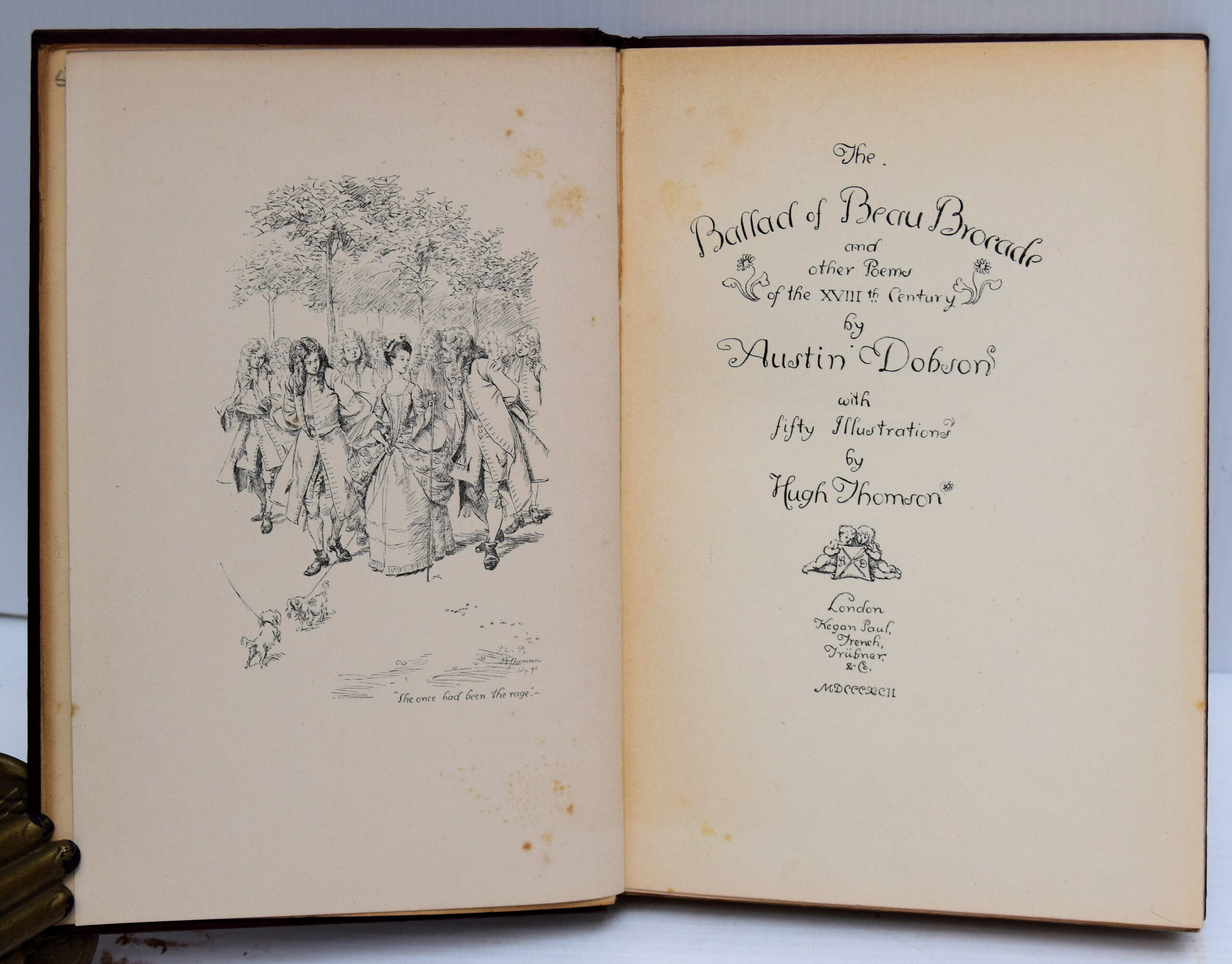 THE BALLAD OF BEAU BROCADE AND OTHER POEMS OF THE XVIIITH CENTURY. - Image 2