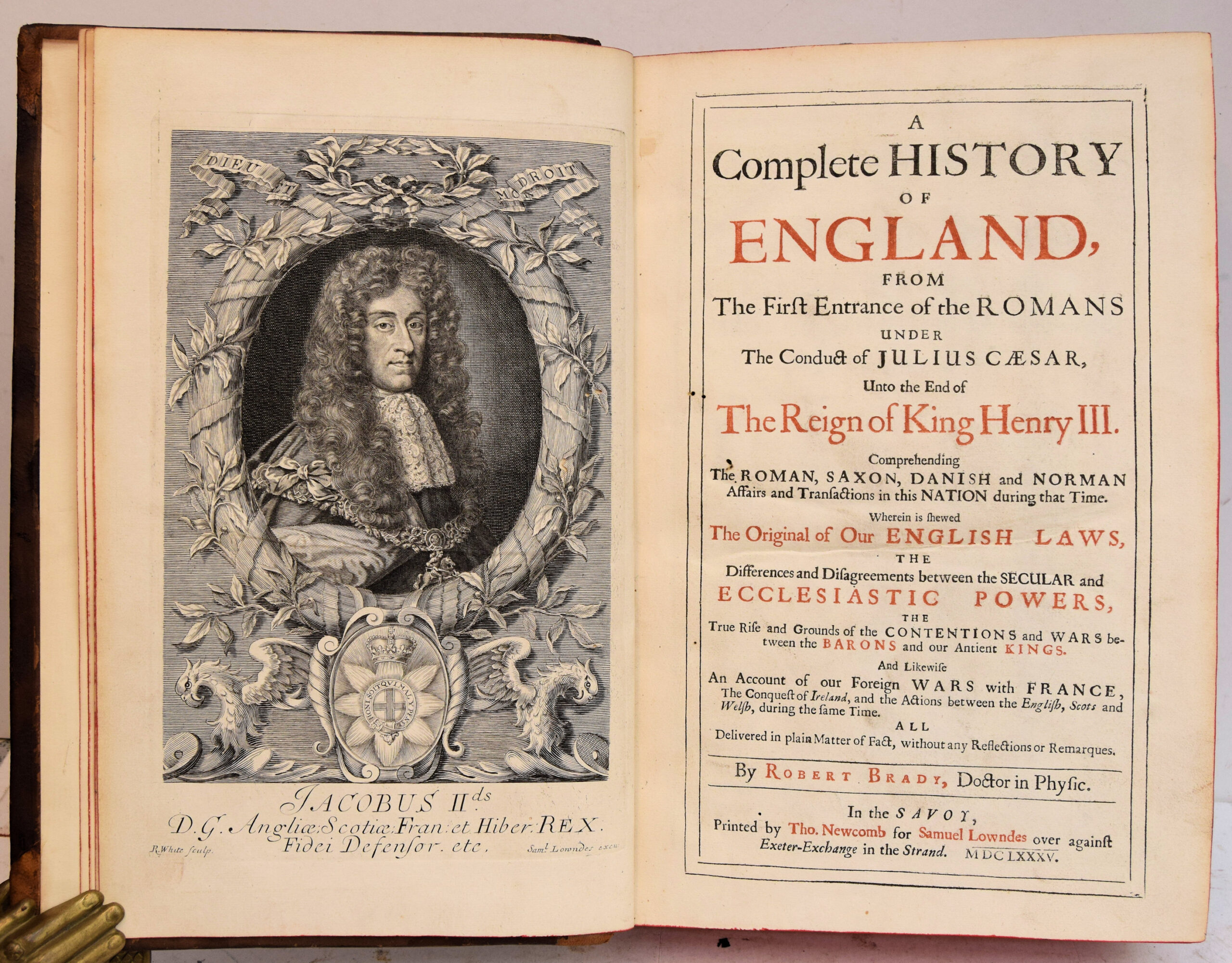 AN INTRODUCTION TO THE OLD ENGLISH HISTORY, COMPREHENDED IN THREE SEVERAL TRACTS. - Image 3