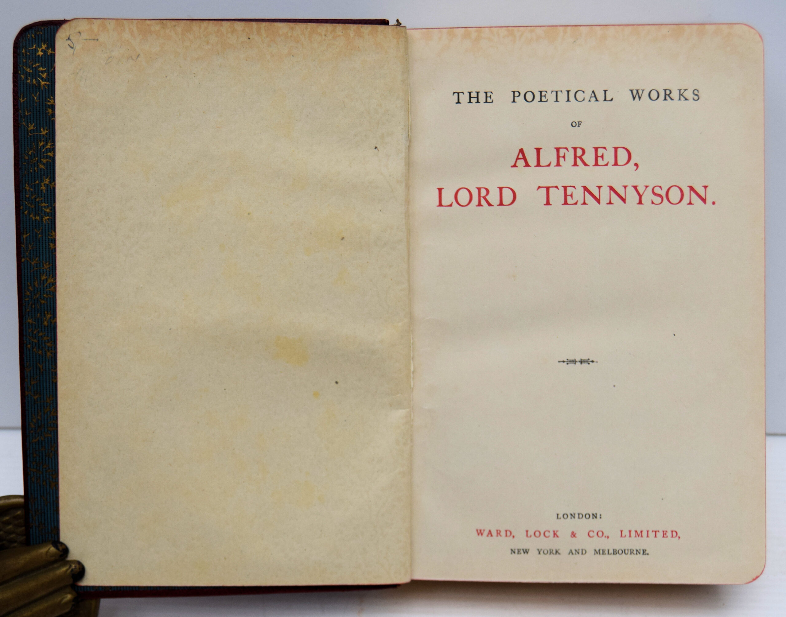 THE POETICAL WORKS OF ALFRED, LORD TENNYSON. - Image 2