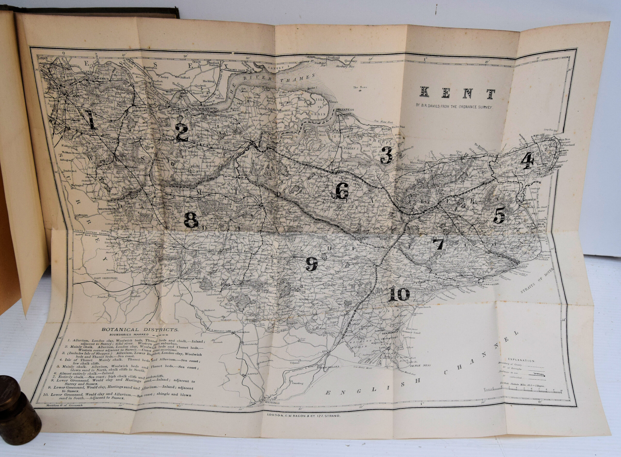 FLORA OF KENT BEING AN ACCOUNT OF THE FLOWERING PLANTS, FERNS, Etc., WITH NOTES ON THE TOPOGRAPHY, GEOLOGY, AND METEOROLOGY, AND A HISTORY OF THE BOTANICAL INVESTIGATION OF THE COUNTY. - Image 4